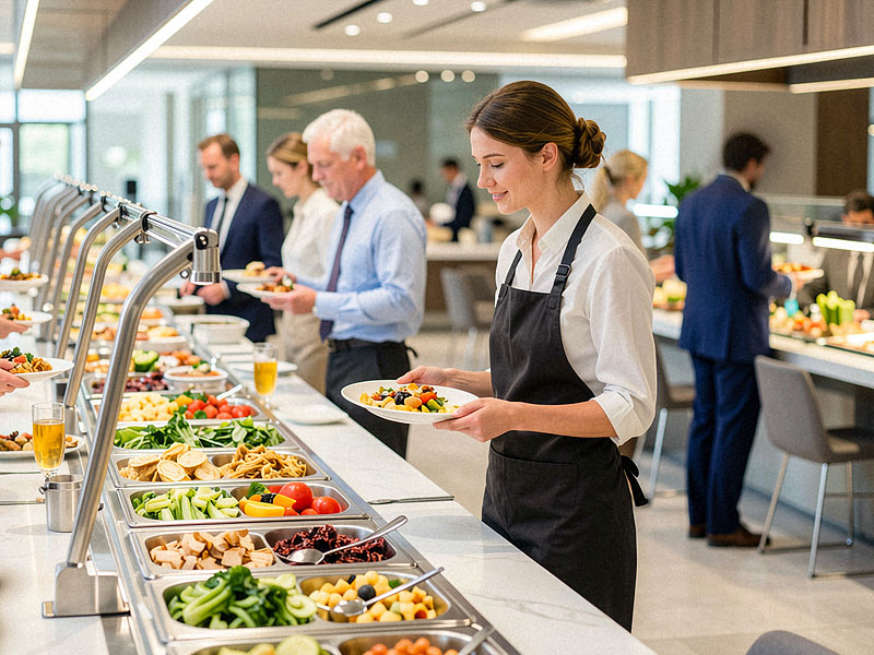 Организация раздачи на предприятии